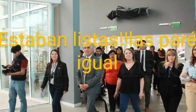 Las dos Escuelas que visitó Poggi  en Villa Mercedes, debieran haber estado funcionando.Las hizo parar con la Justicia.Hoy terminar lo que faltaba, cuesta el triple de lo presupuestado.Un vivo bárbaro .