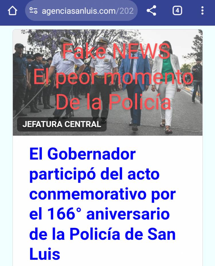 Hicieron ir a la Policía por sus 166 años en su peor momento.Miserias, persecución y muertes sin sentido .Nada que festejar, dice un Comisario 
