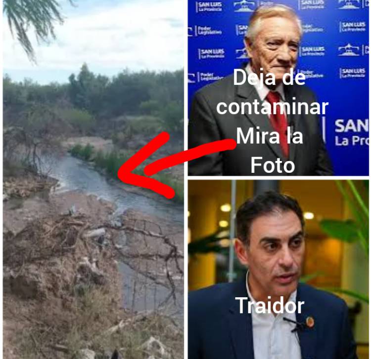 Hissa a Belgrano Rawson SOS un traidor, como vas a denunciarnos porque arrojamos líquidos cloacales al Río. No queremos impunidad , contestó el Defensor del Pueblo 