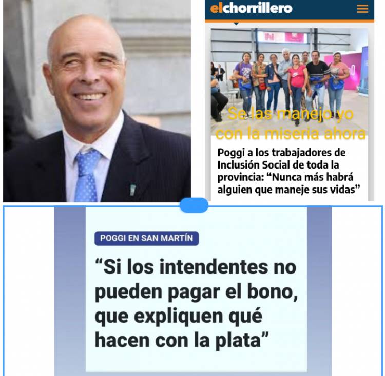 Poggi atacó a los Intendentes por la miserable Coparticipación que les da.Es inaudito dice Bartolo Abdala, porque cada vez recibe más. Otro verso a la miseria de Inclusión .Ayala de La Punta acorralado.