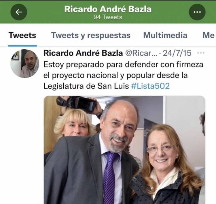 Teresa Páez " Bazla le cobraba 3 mil pesos por planes cuando era K y estafó a mi hermana .No puede hablar de moral o ética.Quiero defender Pedernera y por eso intentaré ser Senadora.Maxi es lo mejor que le pasó a Mercedes"