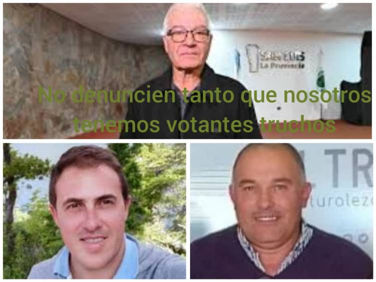 El poggismo ataca a Municipios del PJ por la gente de la zona Rural . Se olvida de las truchadas de Navia, probadas , que deberían estar procesado y  Anchorena y Unión que tienn votantes truchos  alevosos 