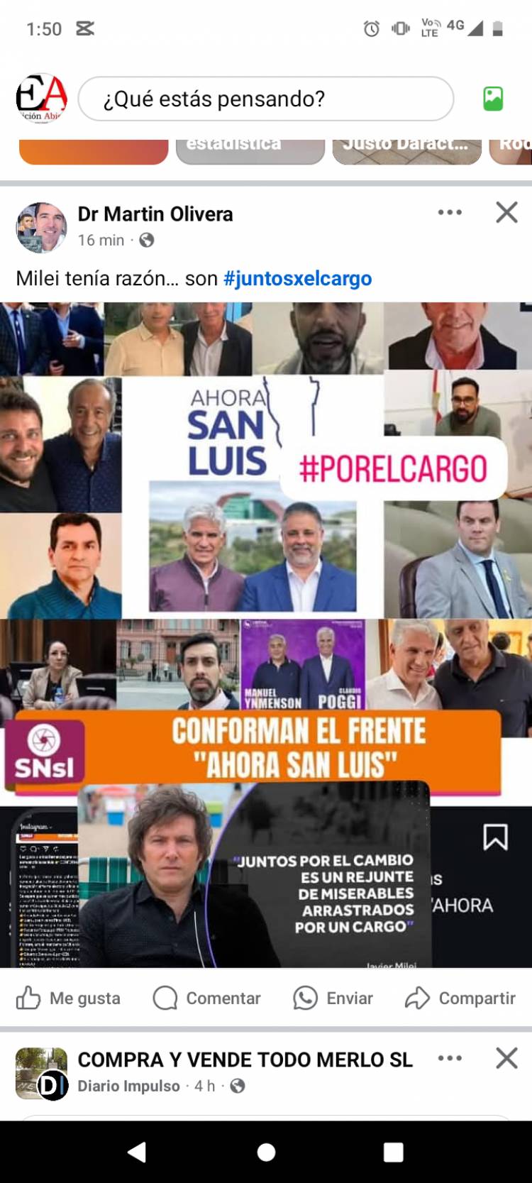 El Ahora San Luis , un Frente atado por cargos y acuerdos políticos 