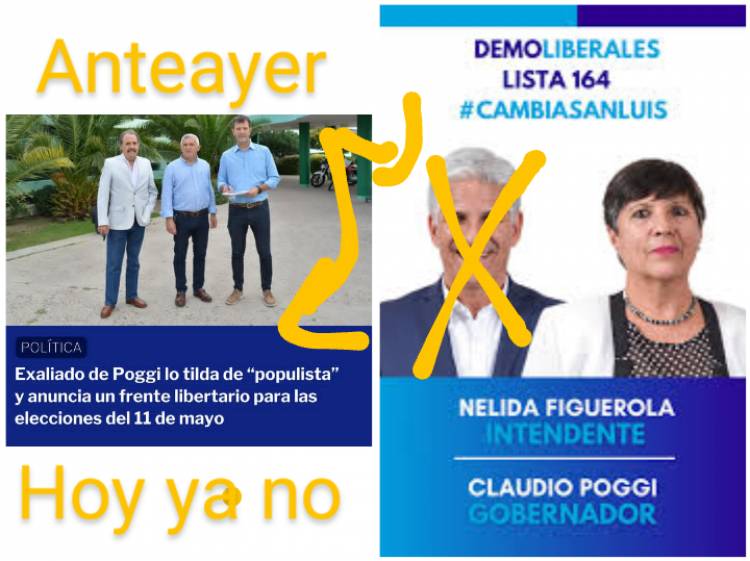 Figuerola denunció las farsas y doble discurso en él PD de Federico Quiroga.Alquiló el sello con la familia Arancibia al poggismo sin papeles, luego de insultarlos. Si, con precio en morrales a la vista.