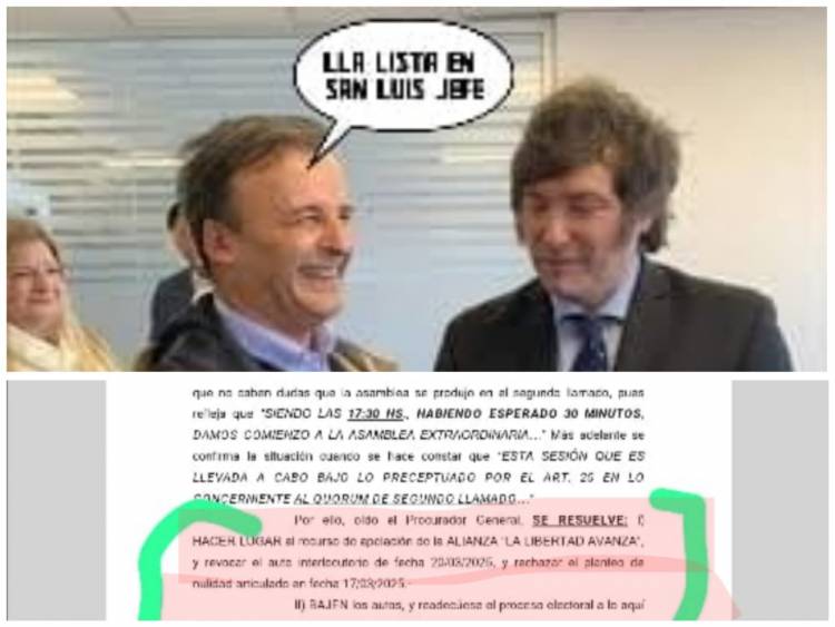 Negri lo dió vuelta y su Frente Libertario competirá. Será bombero de actitudes personalistas de los ahora ex Leones de MILEI de DAlessandro 
