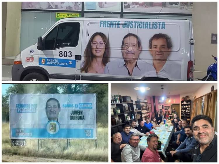 El PJ de Pedernera  y un armado que toma riesgos . JUVEIN a Senador y Quiroga encabezan la lista. El Maxismo vació el Partido, que deberá rehacerse . La confianza en que la gente enfoque las realizaciones anteriores.