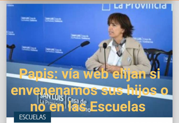 El Gobierno decidió que vía web los padres elijan si sus hijos, quieren intoxicarse o no, con la comida podrida que reparten.El PANE optativo, un negociado que se cambiará por bolsa de alimentos 