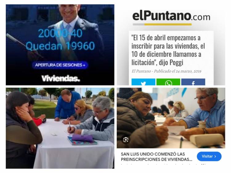 El Gobierno inscribió 20 mil. Entregó 40 como si las hiciera del bolsillo de quién Gobierna.Farsas sin discreción 