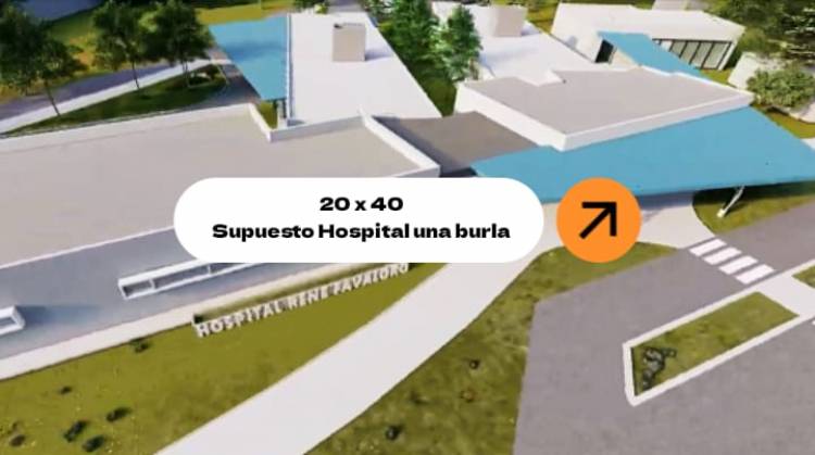 Farsas: Poggi dice que hará un Hospital de 1/4 de Manzana en Mercedes . Ridículo, como él verso del negociado de la Casa de San Luis para terminar el Policlínico que ya lo había arreglado la gestión anterior. Sobrecostos a la vista .