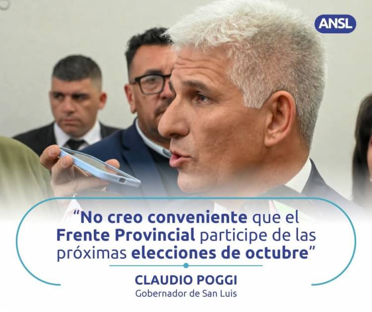Se bajó Poggi de competir en Octubre y evidencia un pacto con Milei. Se abre un abanico inédito, por la especulación.
