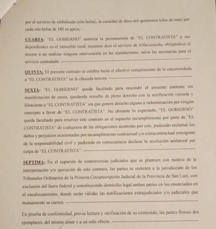 El contrato del Caburé, que  no aparece en él Tramix y que puede desatar un escándalo que involucra directamente a Bazla .El perjuicio millonario al estado, que alguien se lo llevó al bolsillo.Audios escandalosos