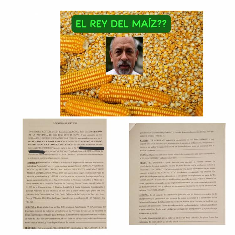 El CABURE: él testimonio del cosechador dejó claro que nadie controló lo que se llevaron. Justo se le rompió el medidor de cosecha . El escándalo de las órdenes del Fiscal de Estado y de la Secretaría de Ética que no controlaron .