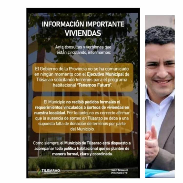 Tili: Olguín trató de mentiroso a Poggi, porque nunca le pidió terrenos para viviendas .No es cierto que por eso, no entraron al sorteo trucho de viviendas. Discriminación  política innecesaria a la gente .