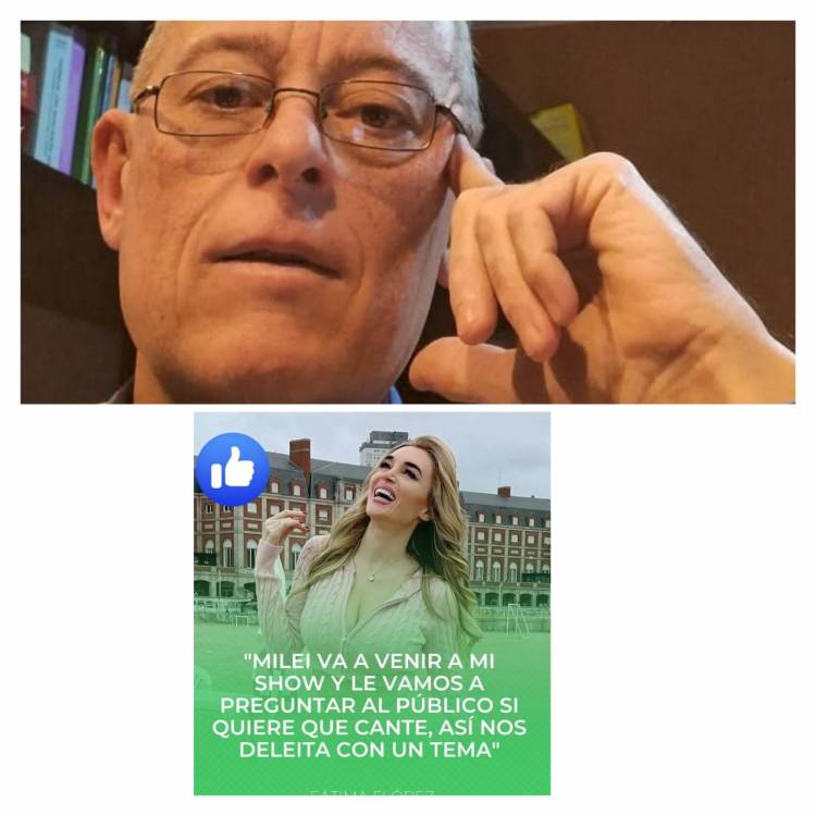 Gieco:la realidad de Milei de su caída industrial, no puede taparse con un show con Fátima, que a nadie le hace gracia.