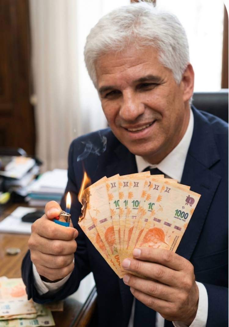 Pepe Olguín:Poggi quemó millones con un encendedor  en despilfarro .Se burló del pueblo de San Luis .Durísima crítica del Senador de Chacabuco .