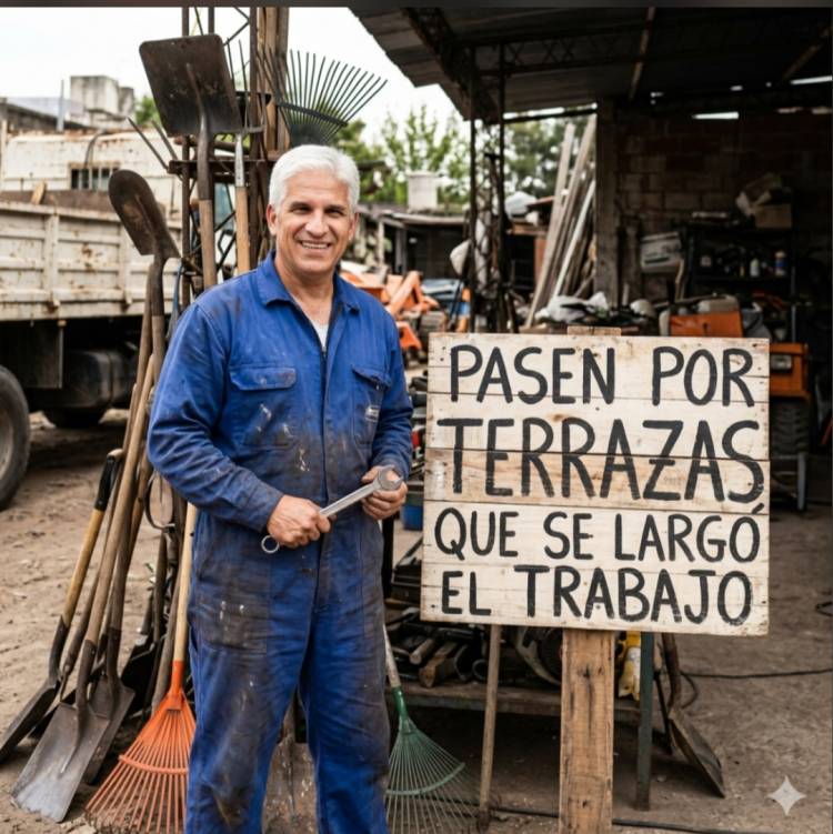 Con 7 mil empleos privados perdidos, Poggi dice que pretende generar trabajo luego de 3 años de plancha .Indignidad política y suerte política  a la vez.Burdas declaraciones 