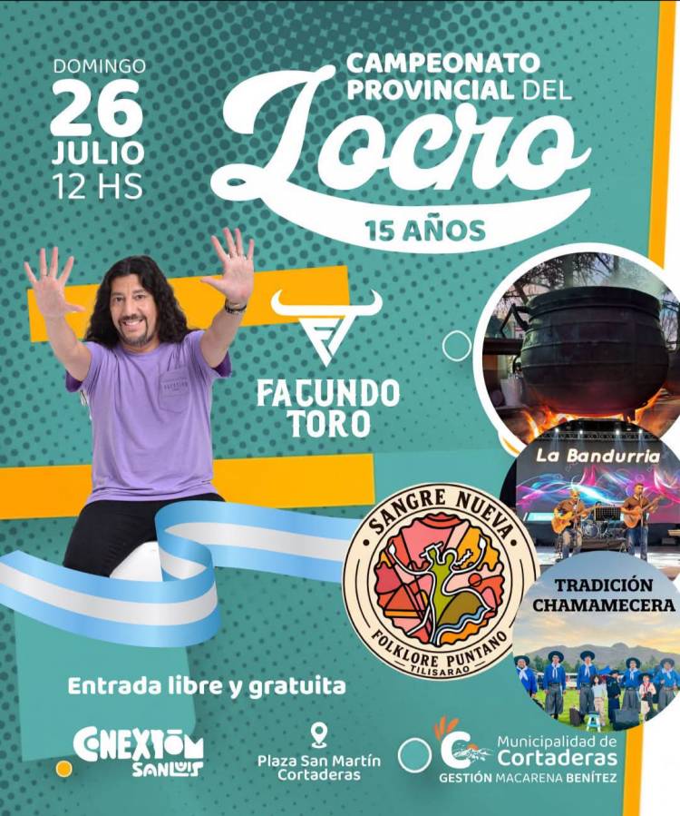 Cortaderas apuesta con su Fiesta del Locro, a fortalecer él Turismo de la Costa .