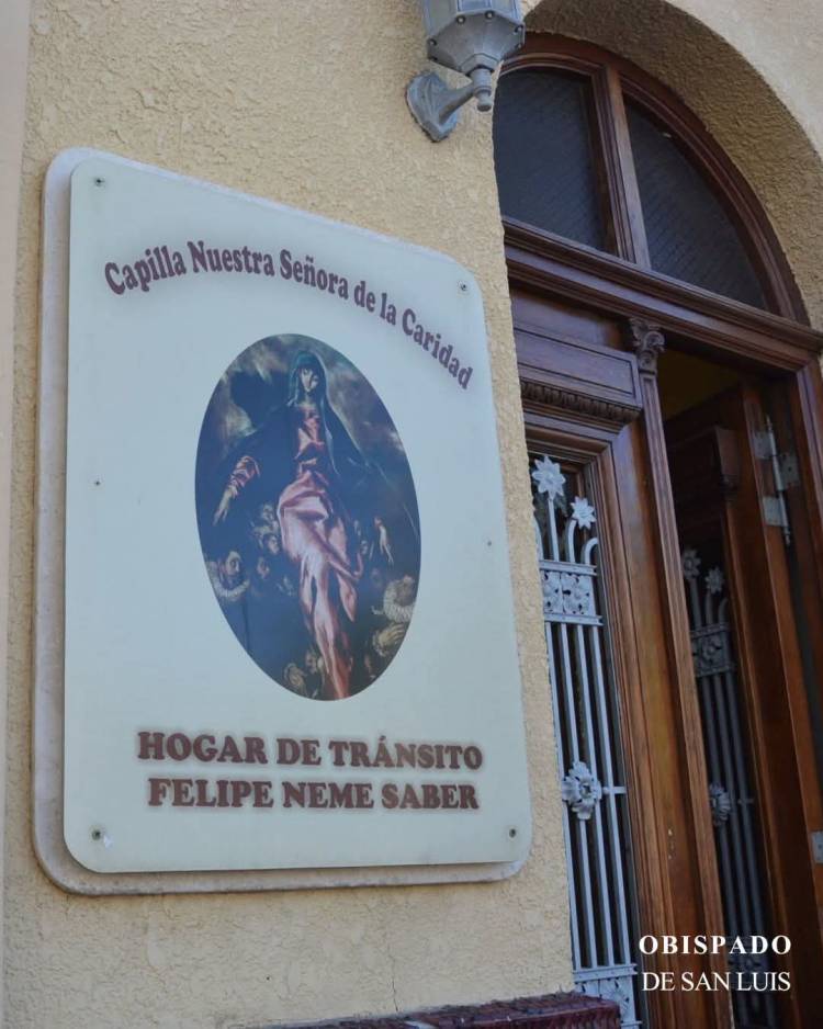 Hogar de Tránsito de la Iglesia .Miseria en San Luis . Él Obispado agradece las colaboraciones , dónde hay un Estado que dice tener superávit y pone cero peso.