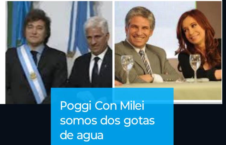 Poggi:" con Milei somos dos gotas de agua . Él PJ y Macri fueron. LLA puede ser aliado nuestro